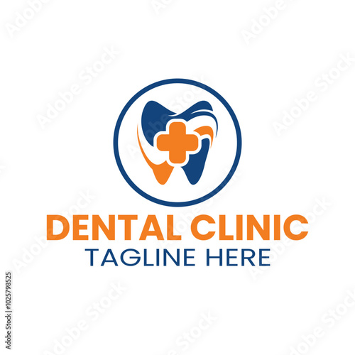 Dental creative idea logo wordmark. Dental Health, dental care and dental clinic. Logo for health, dentist and clinic.