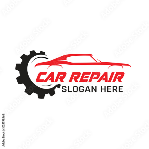 Car Repair, Auto repair, automotive logo design template