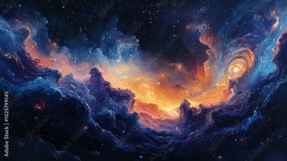 Cosmic Nebula Art Cosmic Nebula Art