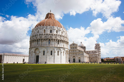 Wallpaper Mural Cityscape Of San Giovanni Church In Pisa, Italy  Torontodigital.ca