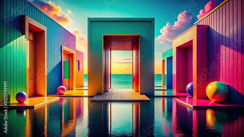 Close-Up photography representing paradoxical scenarios and surreal compositions