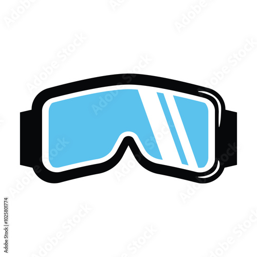 Ski Googles Illustration