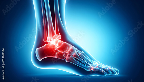 High-Resolution X-Ray Imaging of Ankle Joint Injury