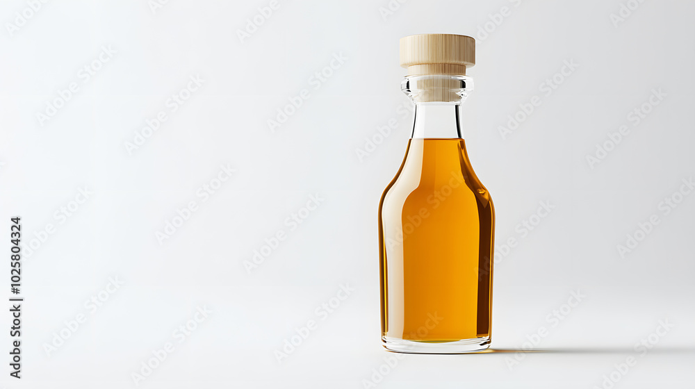 Flaxseed oil bottle health product element Flaxseed oil bottle health product element