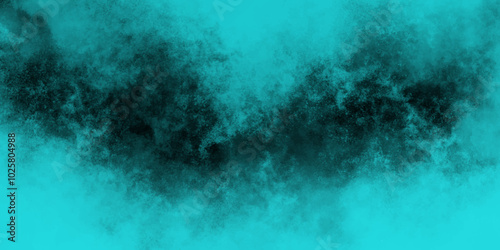 abstract cloud and vapor texture background. Black and blue smoke aquarelle smudge illustration smooth grungy smokey light pastel colors ink glow. Teal color powder explosion .	
