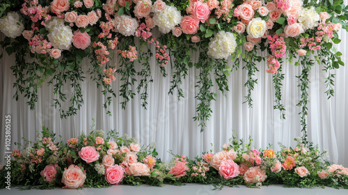 Floral Wedding Backdrop