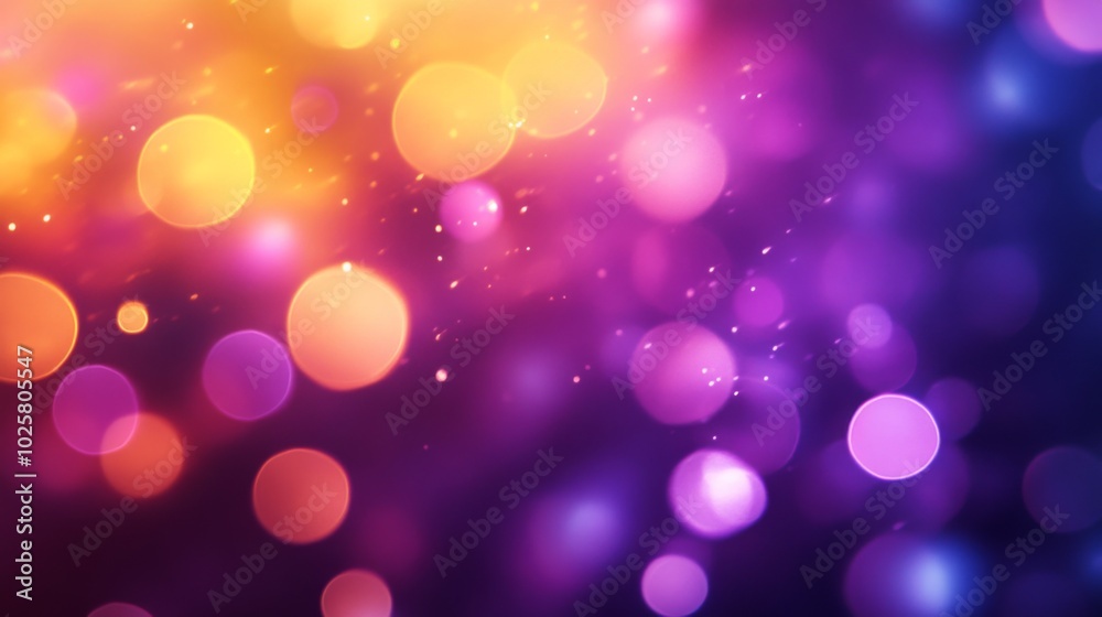 Colorful Bokeh Lights Background