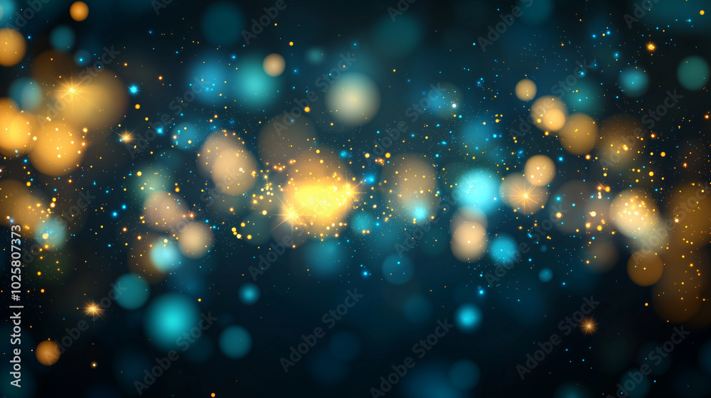 Obraz premium Glowing Light Bokeh