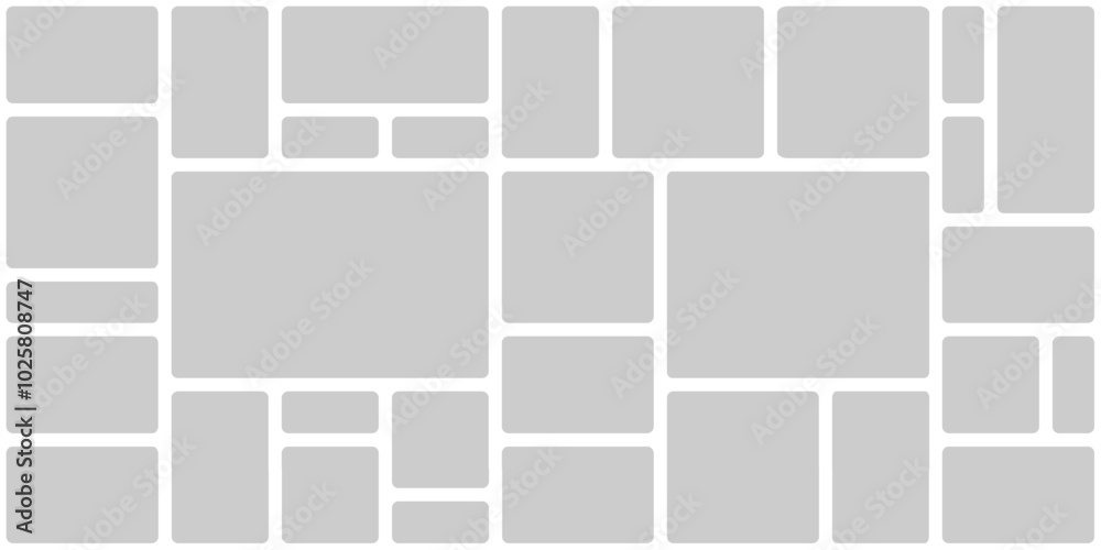 Collage image frame grid template. Rectangle card graph showcase layout. User game dashboard mockup bento design. Advertisement material photo mockup pattern. Blank square business data bar column. Collage image frame grid template. Rectangle card graph showcase layout. User game dashboard mockup bento design. Advertisement material photo mockup pattern. Blank square business data bar column.