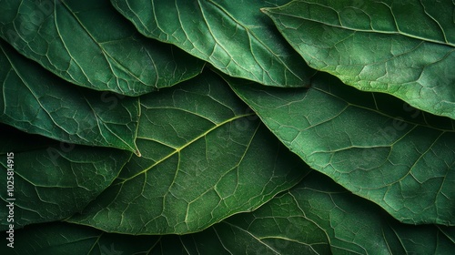 Lush Green Leaf Texture