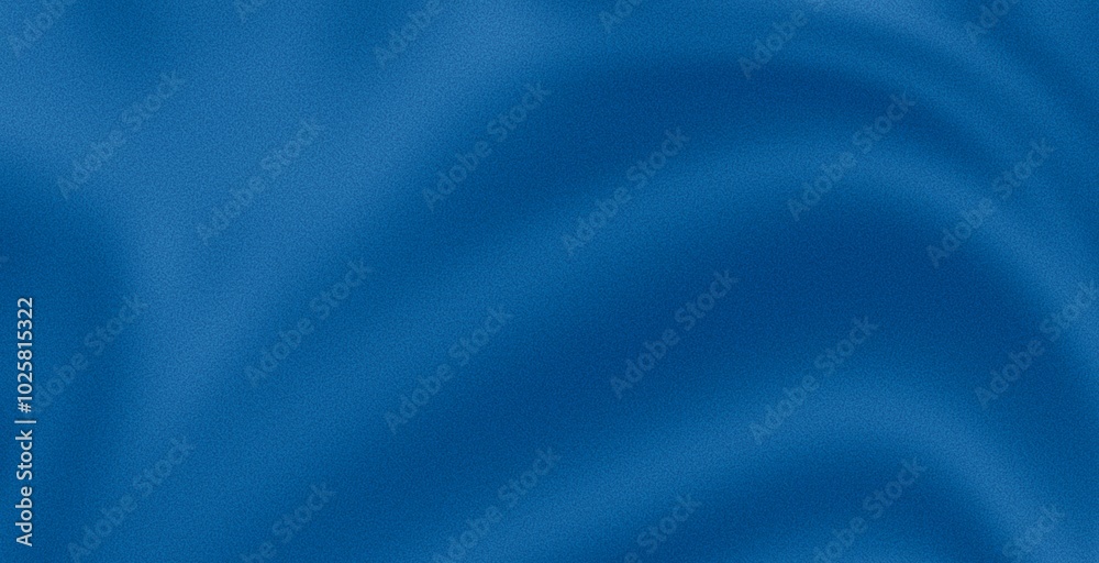 Fototapeta premium Blue fabric silk Minimalist texture for aesthetic background beautiful abstract background gradient fresh color With noise for banner 