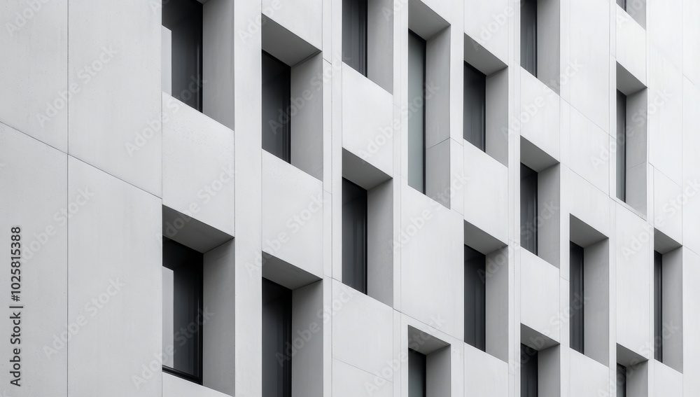Modern Building Facade With Parametric Design