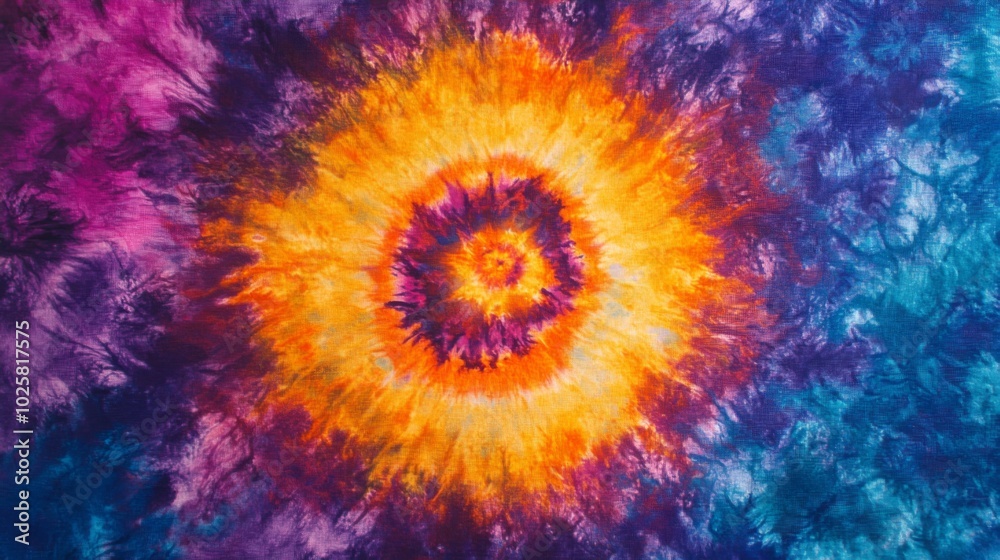 Vibrant Tie-Dye Pattern Vibrant Tie-Dye Pattern