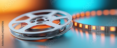 LED Strip Lights On Film Reel