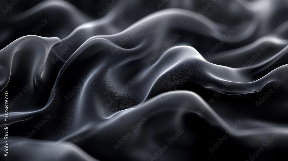 Obraz premium Abstract Flowing Fabric