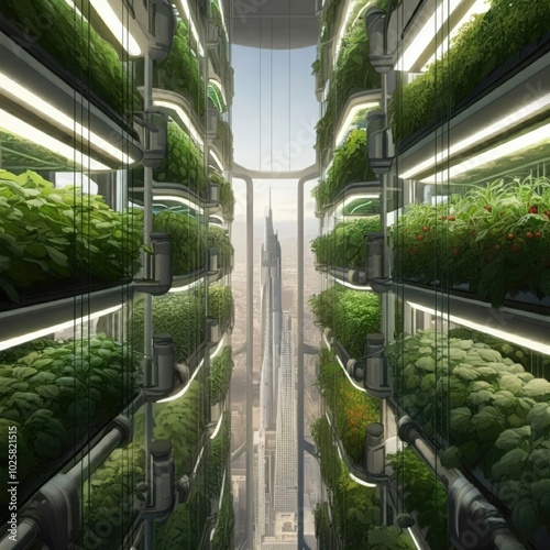 Innovative Vertical Farming in Urban High-Rises