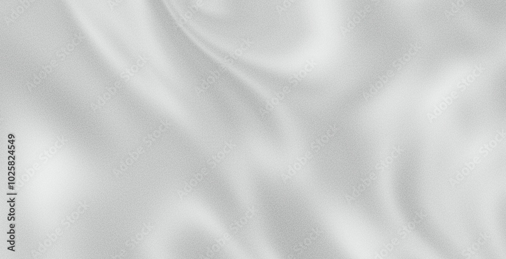Fototapeta premium Silver fabric silk Minimalist texture for aesthetic background beautiful abstract background gradient fresh color With noise for banner 