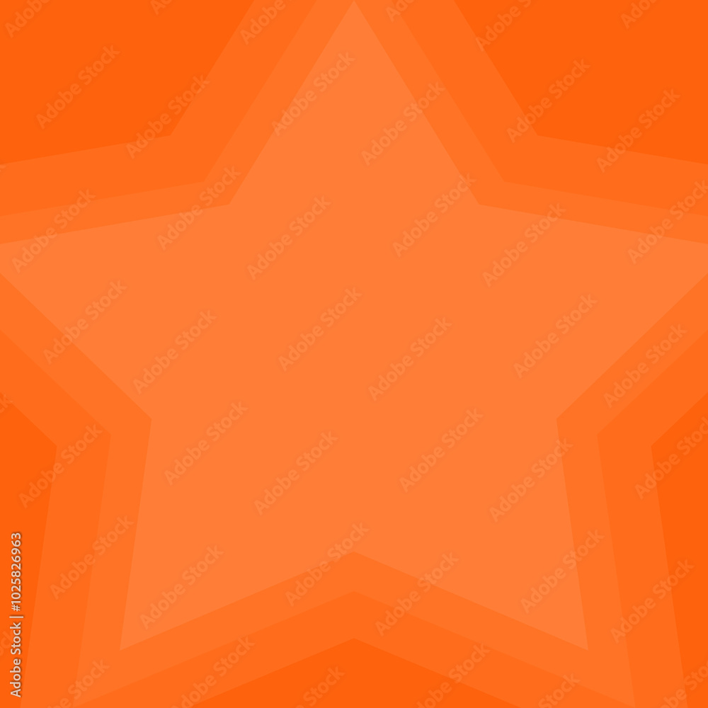 Orange star pattern background Orange star pattern background