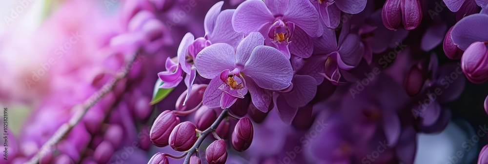 Petals dotted with water droplets, green stem in foreground Petals dotted with water droplets, green stem in foreground