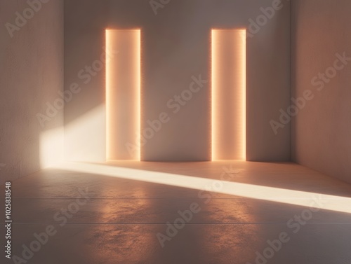 Wallpaper Mural A refined light flare with soft glow for minimalistic designs, featuring gentle, diffused light with a warm, subtle glow, perfect for clean, minimalist aesthetics Torontodigital.ca