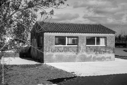 ancienne cabane en bois de pêcheur sur l'île d'Oléron en France en Europe occidentale