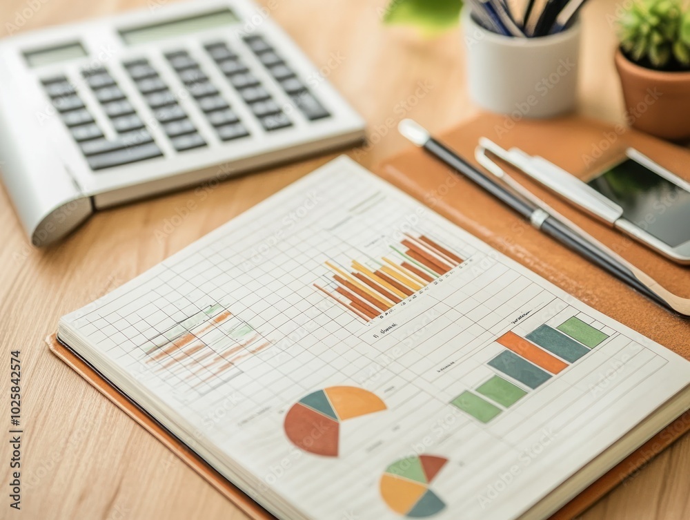 A strategic success strategies image, displaying tools like graphs, notebooks, and planning boards, symbolizing the importance of planning and execution for success A strategic success strategies image, displaying tools like graphs, notebooks, and planning boards, symbolizing the importance of planning and execution for success