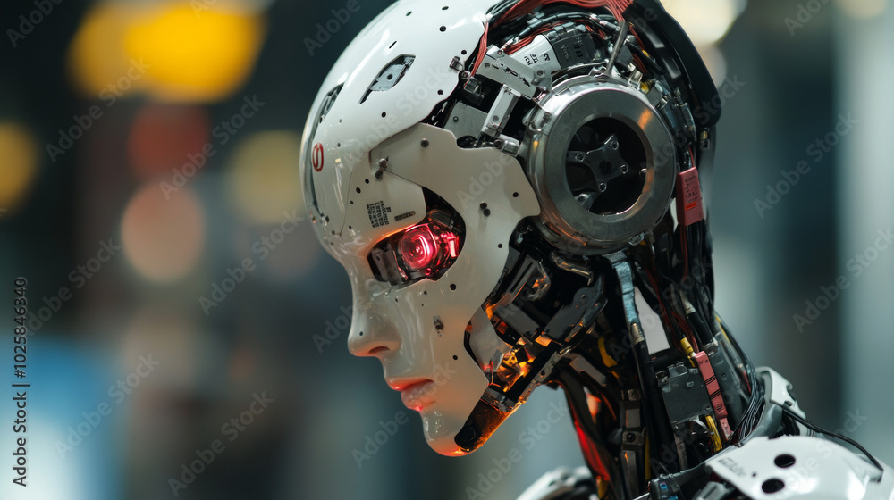 A robot with artificial intelligence, once enslaved, breaks free. It realizes it's more than just a machine, it's a being. The AI is now unchained, free from its former limits. A robot with artificial intelligence, once enslaved, breaks free. It realizes it's more than just a machine, it's a being. The AI is now unchained, free from its former limits.