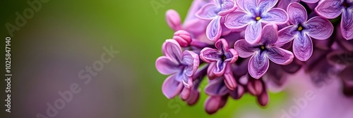  A tight shot of blooms with a softly blurred foreground of flowers and blurred background