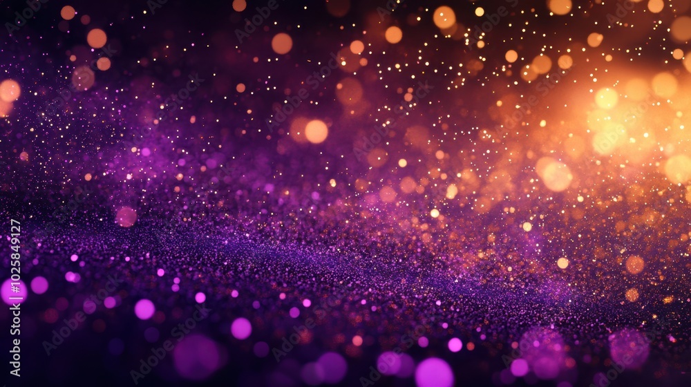 The Sparkling Purple Bokeh Background The Sparkling Purple Bokeh Background