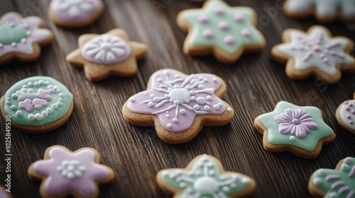 The Colorful Iced Cookies