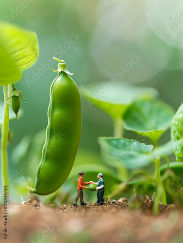 miniature vegetable poster