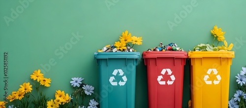 Wallpaper Mural Efficient and Organized Urban Waste Management System in a Sustainable City Torontodigital.ca