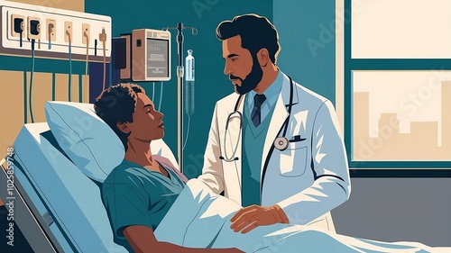 Compassionate Doctor-Patient Interaction in a Modern Hospital Setting