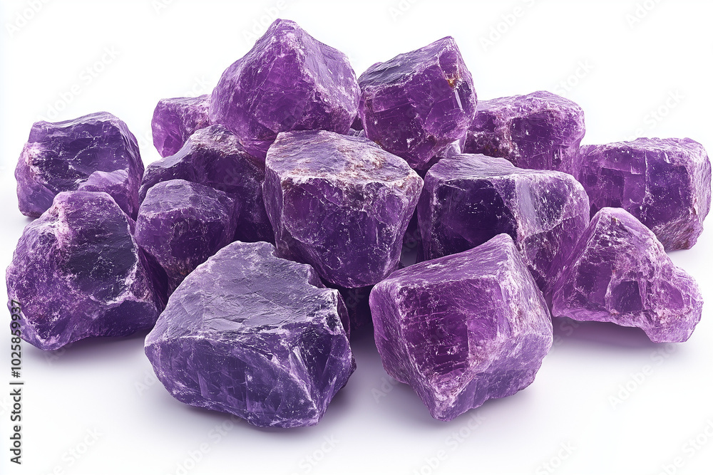 amethyst isolated on white background amethyst isolated on white background