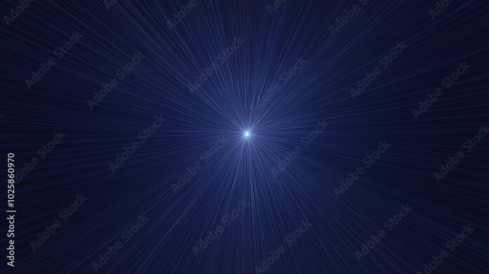 Fototapeta premium A radiant burst of light emanating from a central point, creating a sense of depth and movement.
