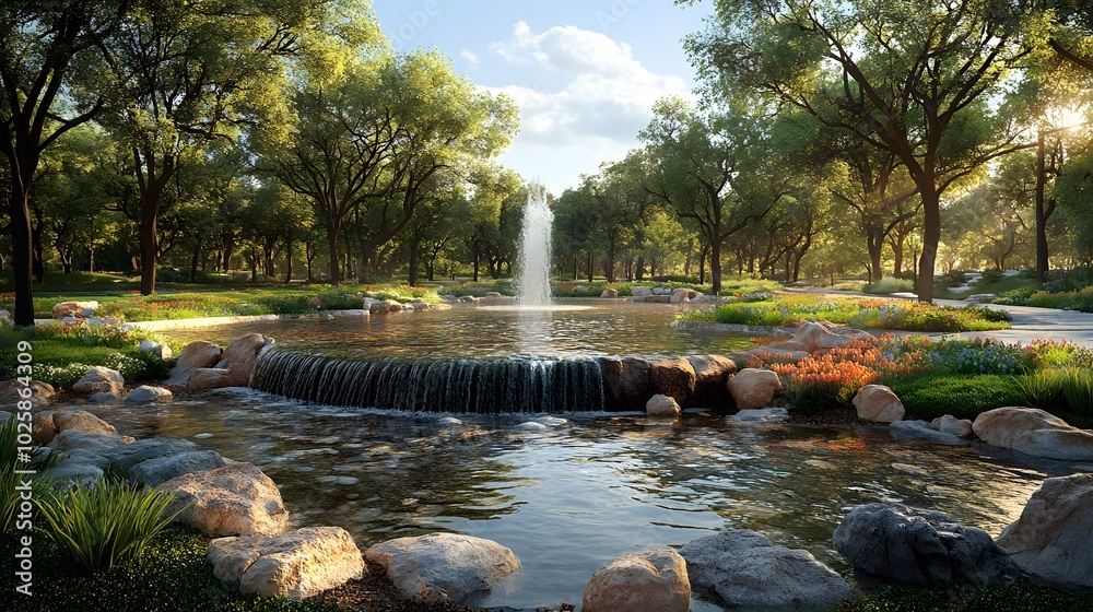 Virtual scene depicting accessible spaces designed for everyone, promoting inclusion Virtual scene depicting accessible spaces designed for everyone, promoting inclusion