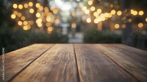 The Cozy Outdoor Wooden Table