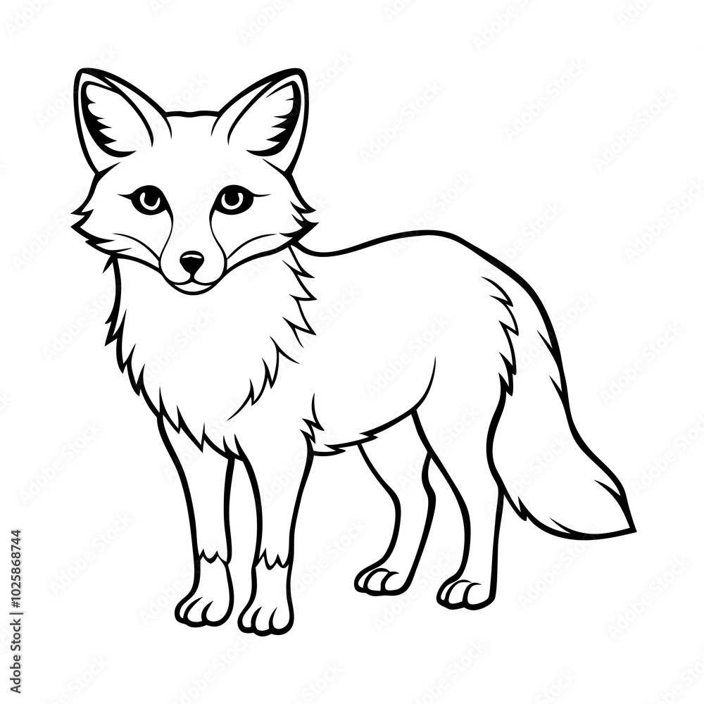 fox cartoon isolated on white fox cartoon isolated on white