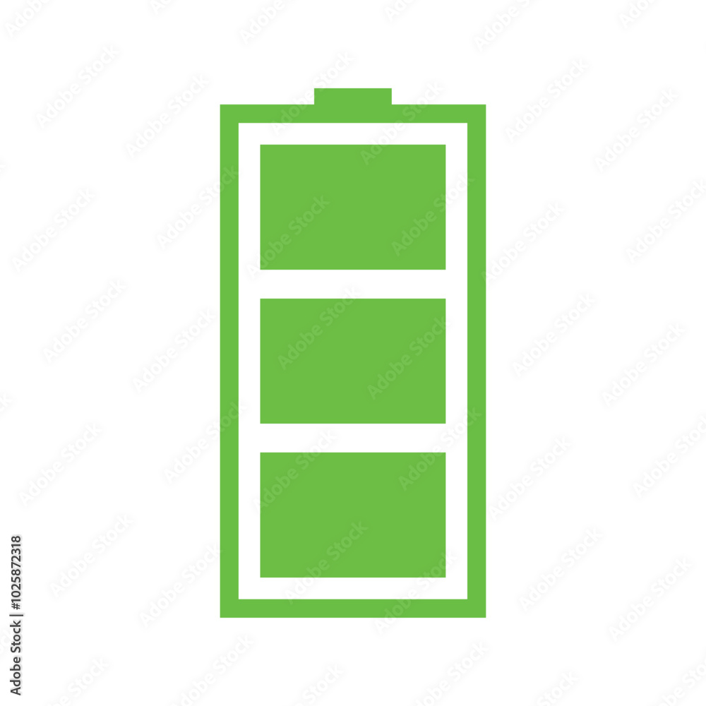 Battery icon vector illustration. battery charging sign and symbol. Battery icon vector illustration. battery charging sign and symbol.