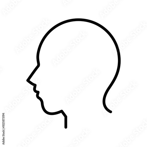 head icon. human head icon 