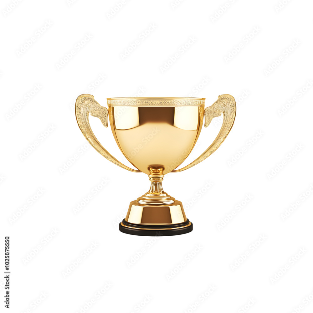 gold trophy isolated on white background gold trophy isolated on white background