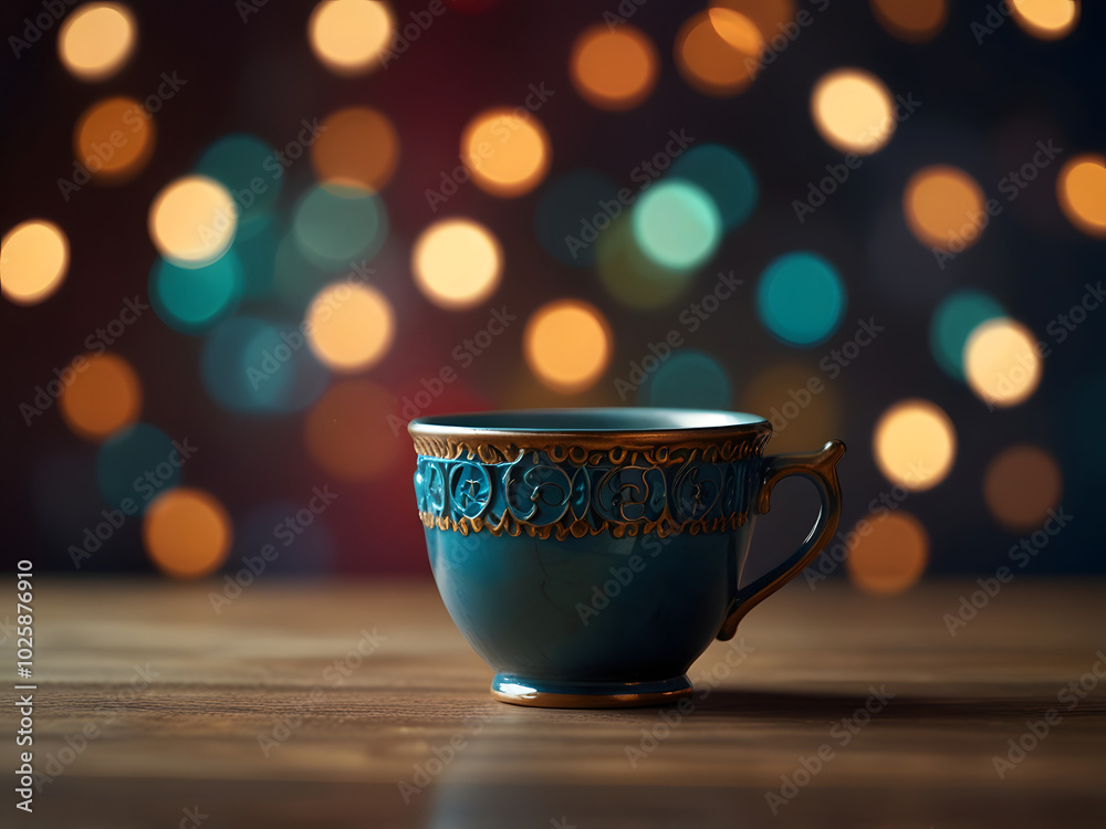 cup of coffee on the table cup of coffee on the table