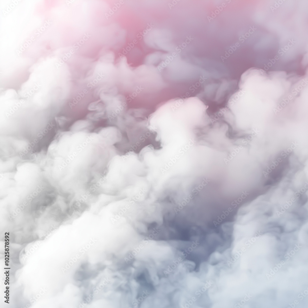 Obraz premium pink and blue smoke