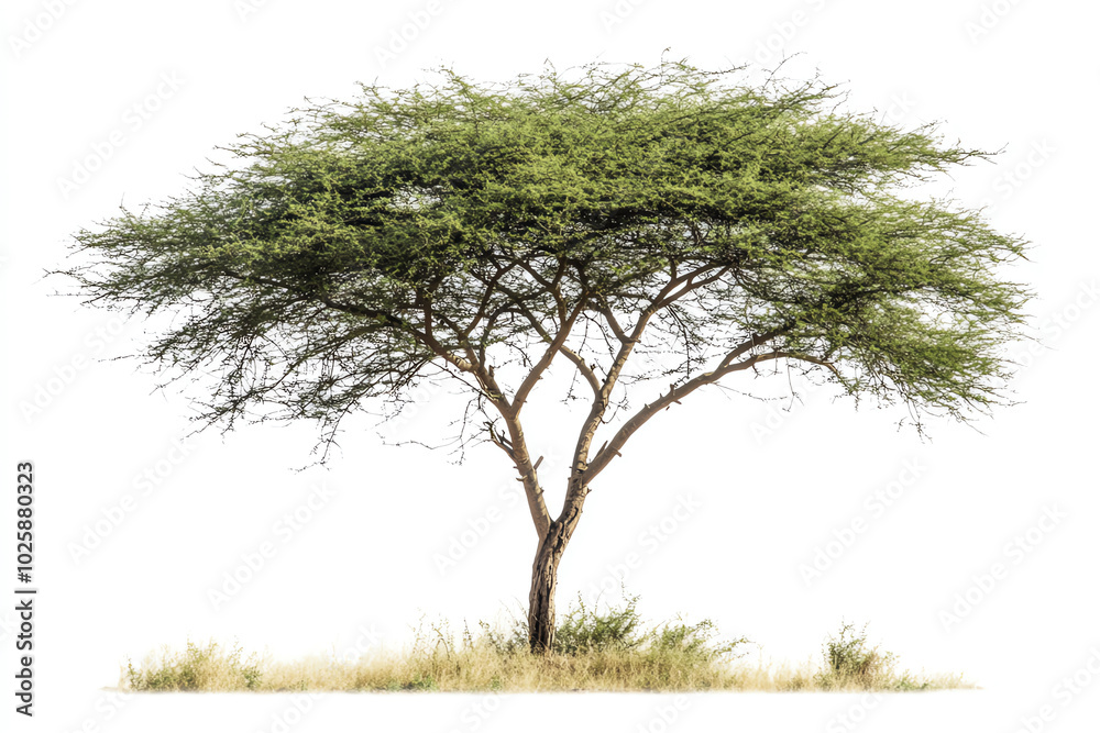 Isolated tree against a white background Isolated tree against a white background
