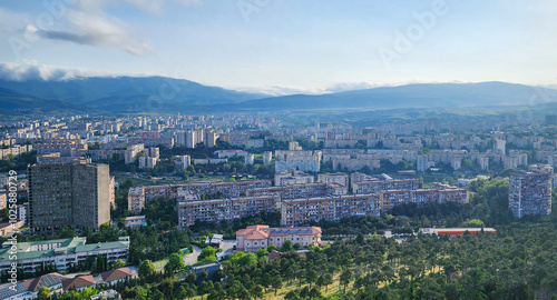 A Panoramic View of Tbilisi City