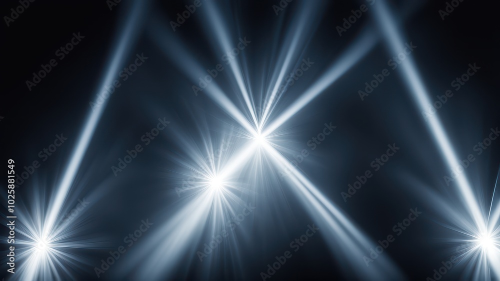 Abstract light beams creating a dynamic, energetic atmosphere. Abstract light beams creating a dynamic, energetic atmosphere.