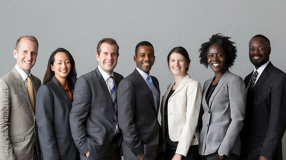 Group of Businesspeople Looking at Camera, Smiling, Plain Background, Smiling, Businesspeople Group of Businesspeople Looking at Camera, Smiling, Plain Background, Smiling, Businesspeople