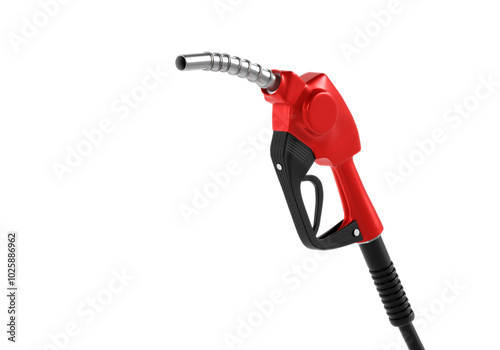 gasoline injector gasoline pump, transparent background