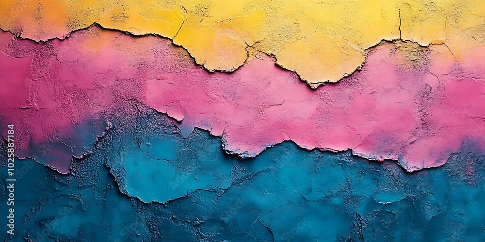 Obraz premium Abstract textured wall with vibrant colors.