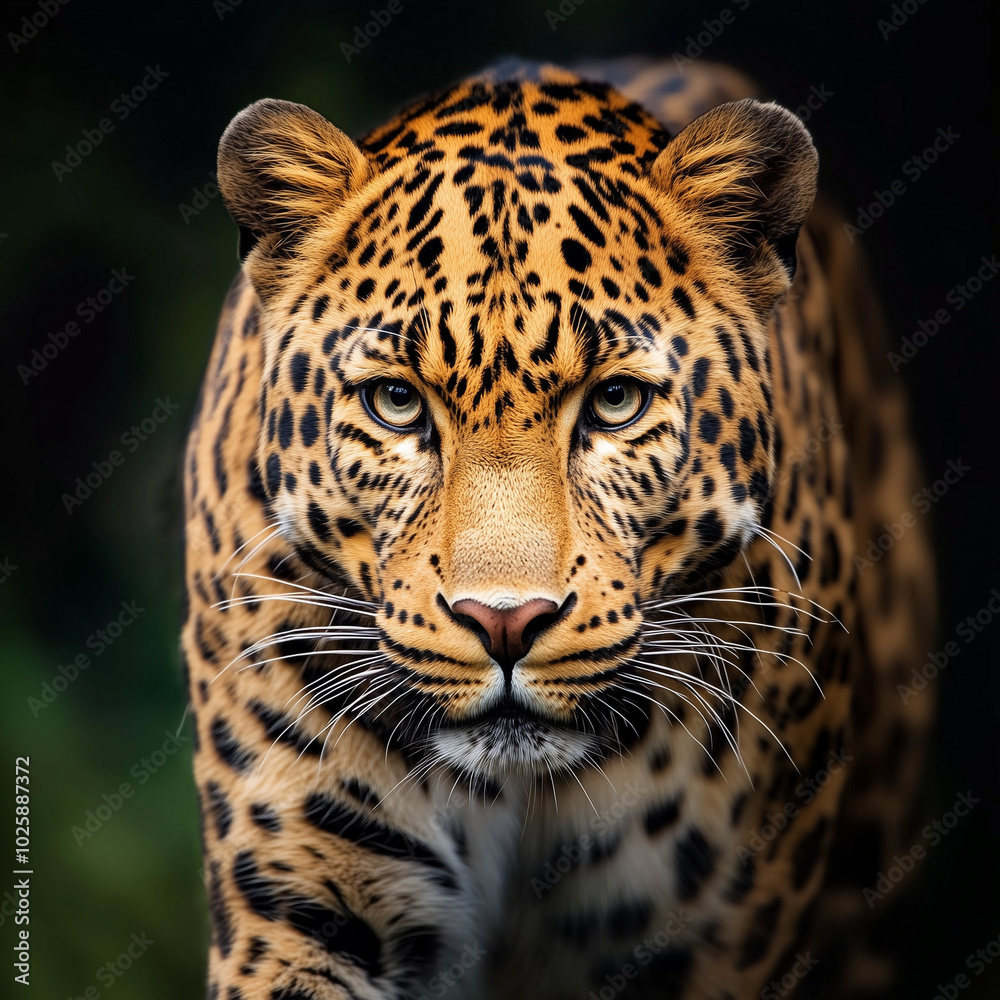 portrait of a leopard portrait of a leopard
